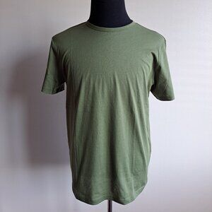 NEW Stenstroms Green Crew Neck 100% Cotton Men's T-shirt Size L
